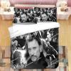 Johnny Hallyday Bedding Set Duvet Cover Bedroom Comforter Covers Single Twin King Size Quilt Cover Home Textile