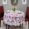 High-Grade Waterproof, Oil-Proof, Non-Slip, Thick Round Tablecloth for Home and Restaurant Use