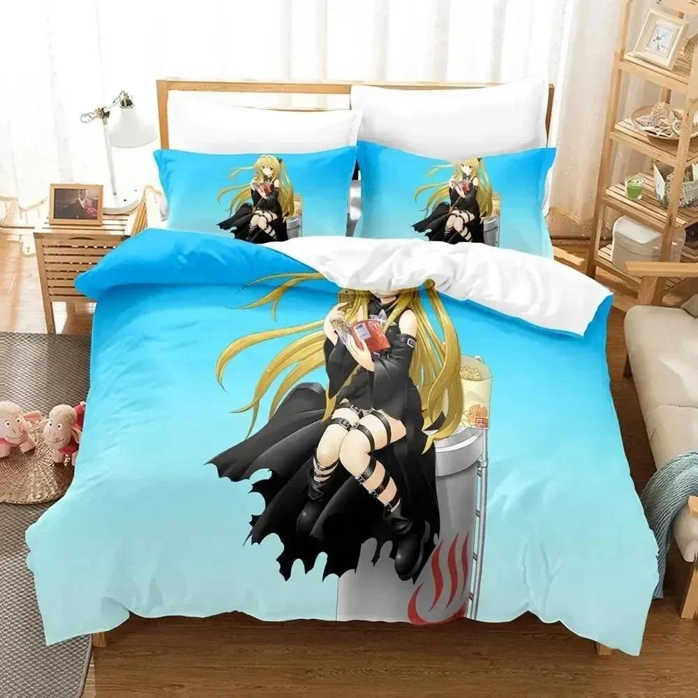Comforter Anime Yami To Love-Ru Bedding Set Bed Set Comforter King Queen Size Boys Adult