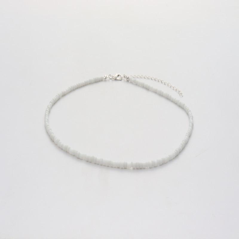 Collier bohème en perles de riz colorées fait main - Style européen et américain, accessoire de mode polyvalent