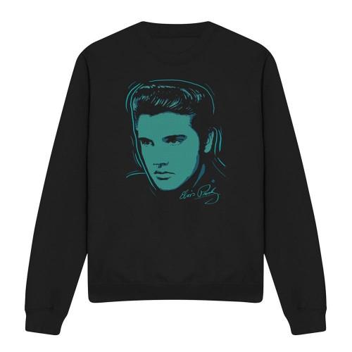 Elvis Presley Unisex Adult Young Dots Sweatshirt