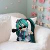 Anime-H-Hatsune-Mikus Kawaii Throw Pillow Covers Pattern Cushion Cover Suitable For Sofa Bedroom Car Pillow Cover