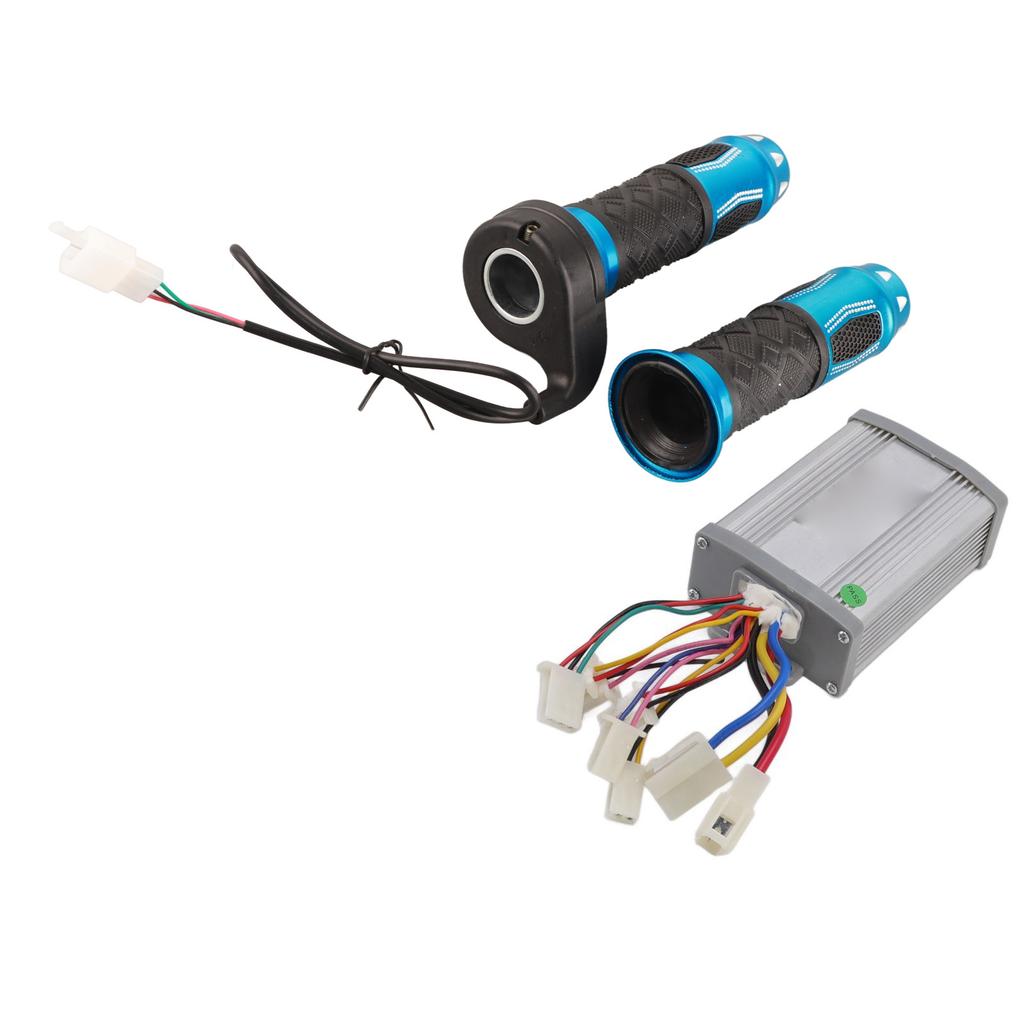 24V 800W Brush Motor Speed Controller with Throttle Grip for Scooter Electric Tricycle Bike