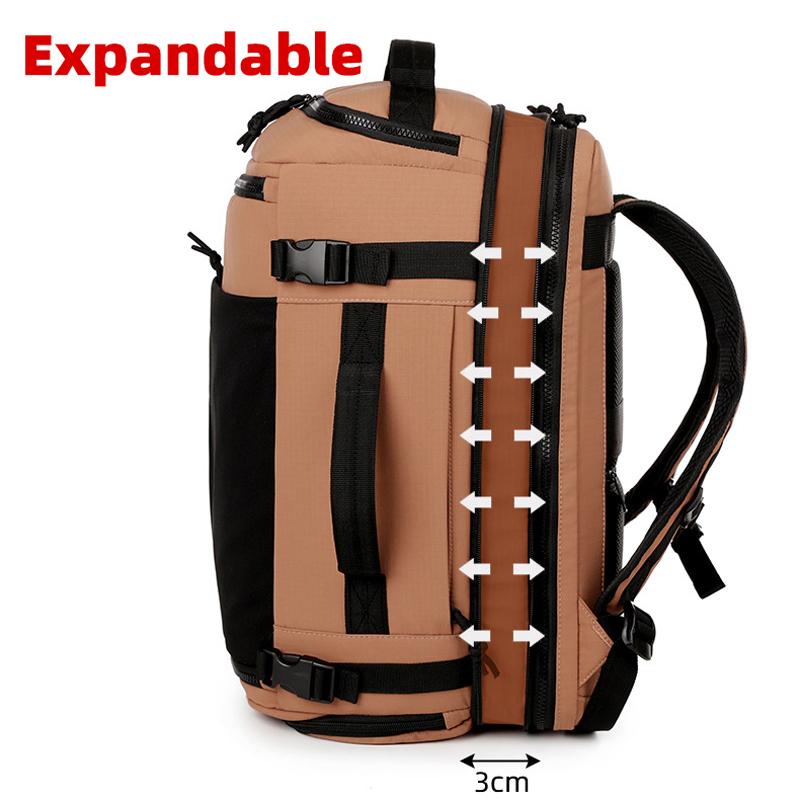 Fashion Business Backpack Men and Women Large-capacity Travel Cabin Bag Decompression Expansion Outdoor Backpack