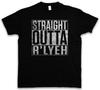 STRAIGHT OUTTA R'YLEH T-SHIRT City Wars Arkham H. P. Cthulhu Fun Town