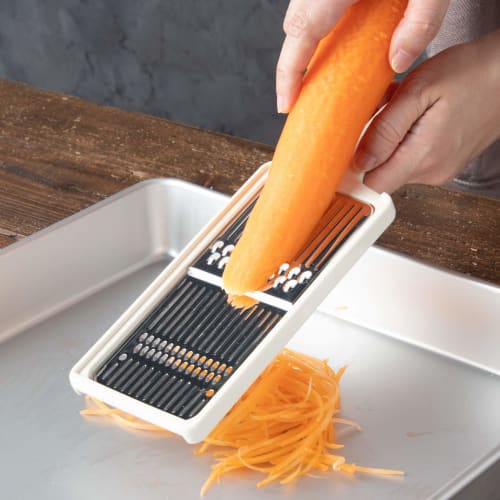 Shimomura Kogyo, Made in Japan, Ajiwai Shokubo Stainless Steel Julienne/Garnish Slicer AST-605, Made in Tsubame-Sanjo, Niigata