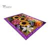 Absorbent Bath Mat Floor 3D Flower Pattern Bathroom Rug Highly Quick Door Friendly Dry Non-Slip Rubber Backing Kitchen Shower Laundry Room No Curl