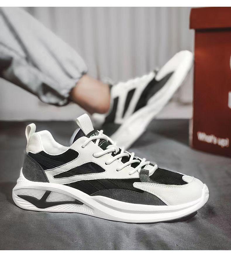 

Men s shoes casual sports shoes new trend mesh soft sole breathable running shoes fashionable simple sports shoes men s 40 белый