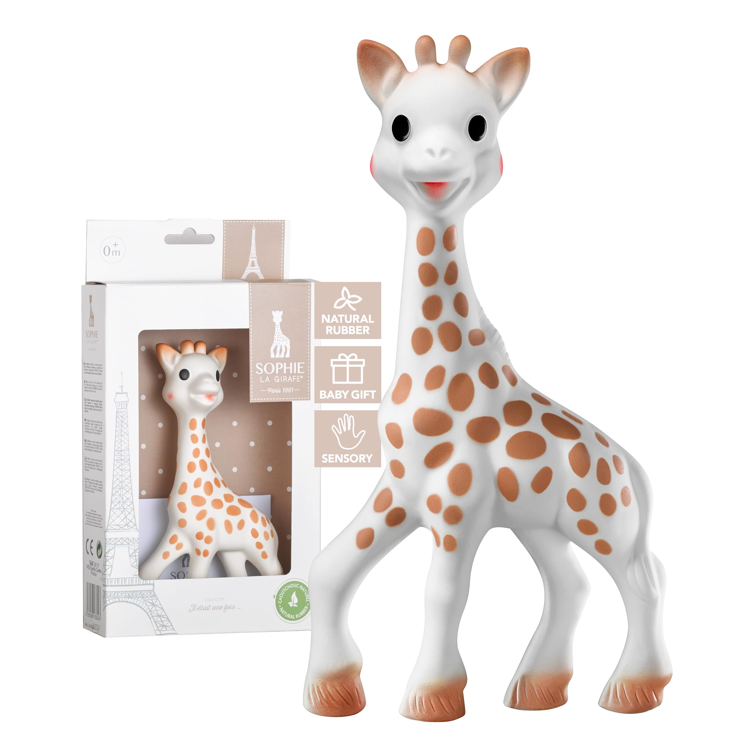 

Vulli Sophie the Giraffe, 18cm, Beige, Natural Rubber, 616324