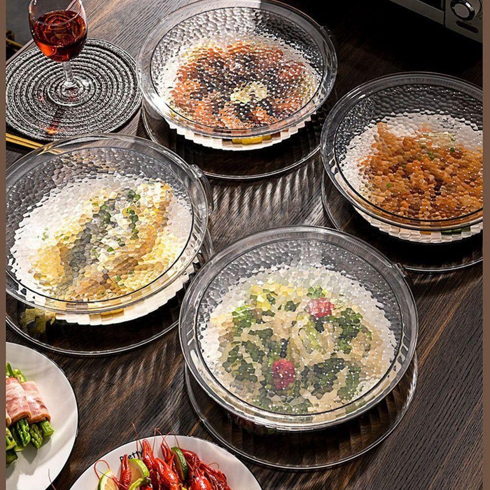 Multifunctional Plastic Food Cover Insulation Dish Cover Microwave Splatter Cover Household