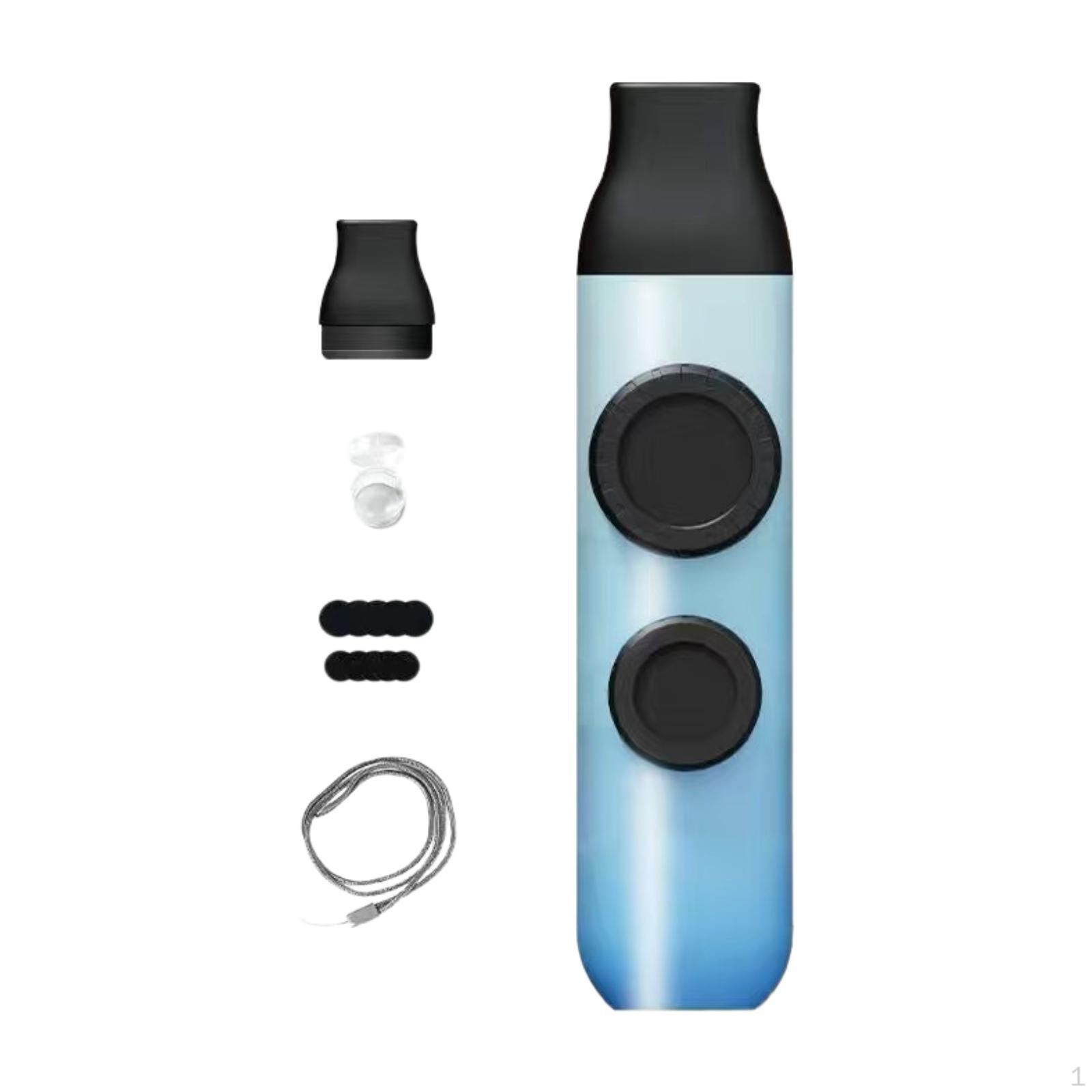 

Kazoo Flute for Adults and Kids Easy to Carry Stage Travel Music Lovers blue Gradient