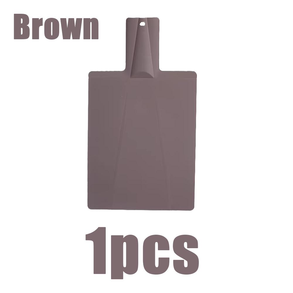 1pc Creative Foldable Plastic Cutting Board Shovel-Shaped Plastic Chopping Board Cutting Vegetables Meat Fruits Kitchen Utensils