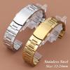 Stainless Steel Watch Band Universal Strap Folding Safety Buckle for Women Bracelet Strap 12 14mm 16mm 18mm 20mm 22mm Watch Belt