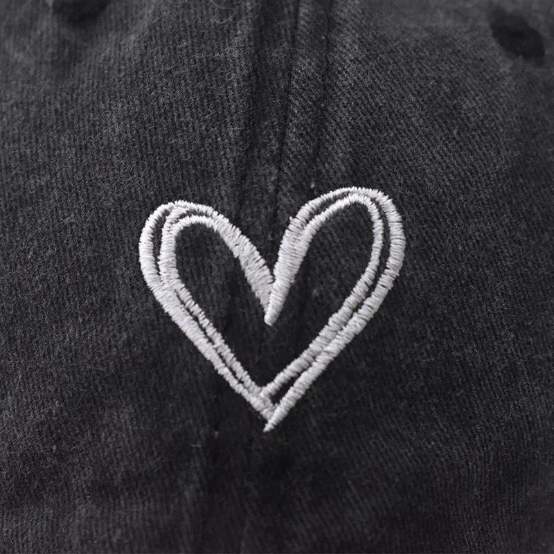 Love Embroidered Hat Outdoor Fashion Sports Baseball Hat Women's Sunshade Baseball Hat