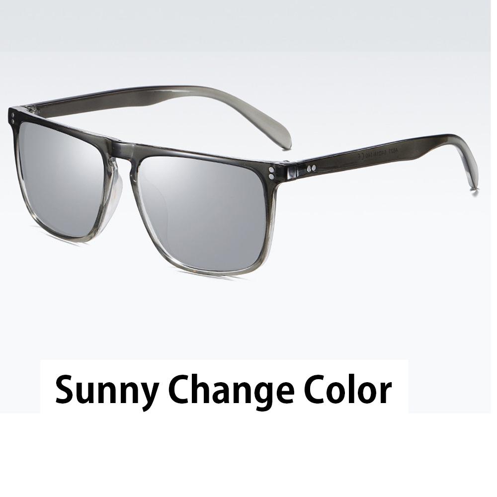 

New Photochromic Polarized Sunglasses Fashion Trend UV Protection Anti Glare Sun Glasses Comfort Durable Eyewear Clearly Vision