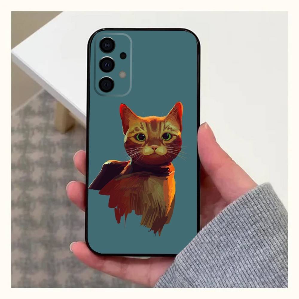 

Game Stray Cat Phone Case For Samsung Galaxy A20,A21s,A22,A31,A32,A52,A53,A72,73,A80,A91 Soft Black Cover Samsung a21s