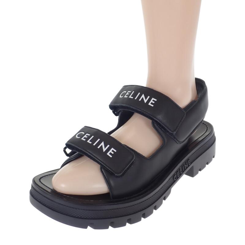 CELINE  345663338C.38NO Sandals Black Women