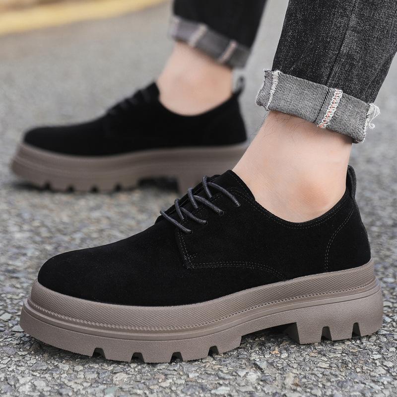 Boots men s autumn new thick soled men s shoes British style casual shoes workwear shoes 39