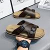 Summer sandals men's casual slippers 2024 new outer wear sports driving dual-purpose wear-resistant beach sandals