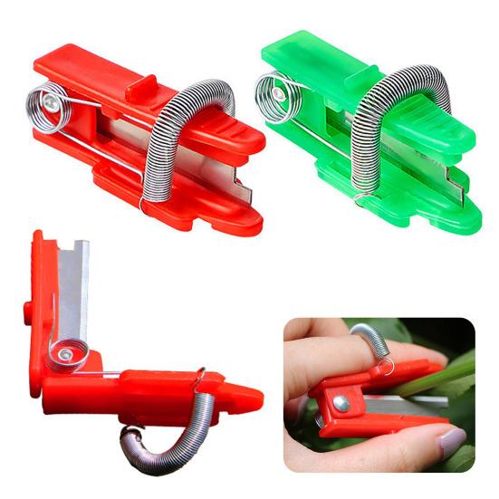 3/5/8/10Pcs Gardening Thumb Knife Fruit Picker Sharp Blade Mini Size Portable Multifunctional Finger Cutter Tool