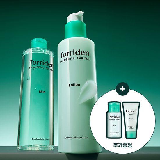 TORRIDEN Balanced For Men Cica Clearing Skin/Lotion 2-pack (+Skin 30ml + Lotion 20ml)
