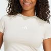 adidas ESSENTIALS T Shirt Women's Miracle Bauxite Brown/White JE1247