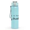 1PC B Is For Big Brother Letter Quote Print 750ml Color Plastic Sports Water Bottle Leakproof Flip Straw Lid Suitable for Sports Office Home Use