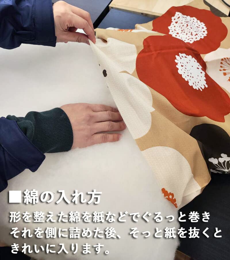 Pratelné prostěradla z bavlny a vlny x 2 Polyesterová vlna Vlnou plněný spací Vyrobeno v Japonsku (Balení 300g, 600g) - Plsť, Zvířata, Krása,