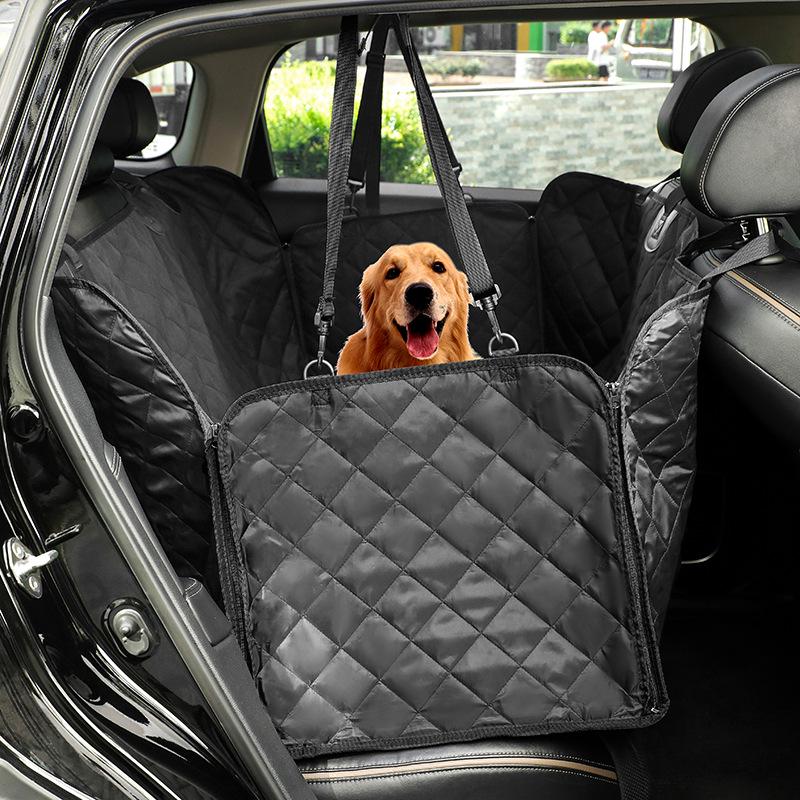

Waterproof Car Rear Seat Pet Mat with Ventilation Mesh 137x147 cm чёрный