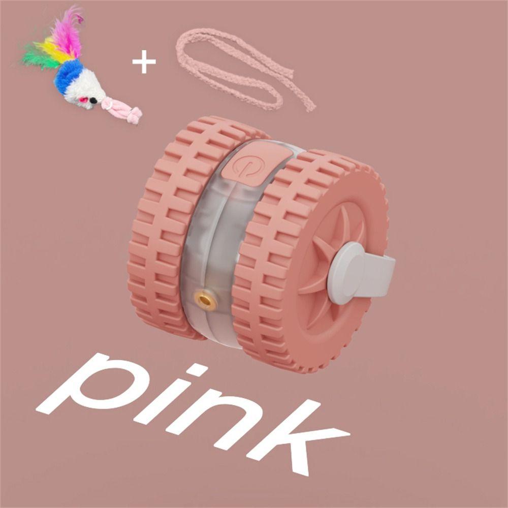 Electronic Infrared Laser Teaser With Mouse Tail Interactive Cat Teaser Ball  Self Entertaining