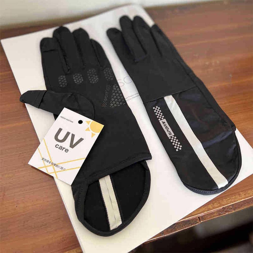 Multicolor Sun-Protection Gloves Ice Silk Driving Gloves Anti-UV Sunscreen Sleeves  Outdoor Sport