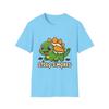 Unisex Softstyle T-Shirt Chibi Stegosaurus S’mores Funny Dinosaur Pun