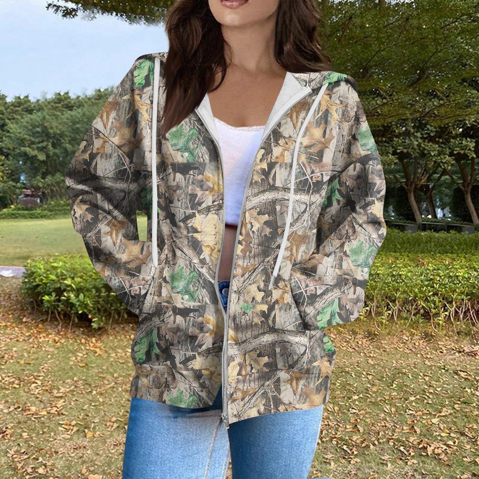 

Женская модная повседневная толстовка с принтом на Хэллоуин, длинный рукав с карманом, кардиган, куртка, пальто с капюшоном на молнии XL