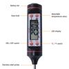 Meat Thermometer Candy Thermometer with Long Probe Instant Reading Thermometer with LCD Display Digital Thermometer for Cooking BBQ Meat Milk Coffe