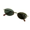 Retro Anti-blue Eyeglasses Spicy Girl Blocking Glasses Party Metal Oval Glasses  Lady