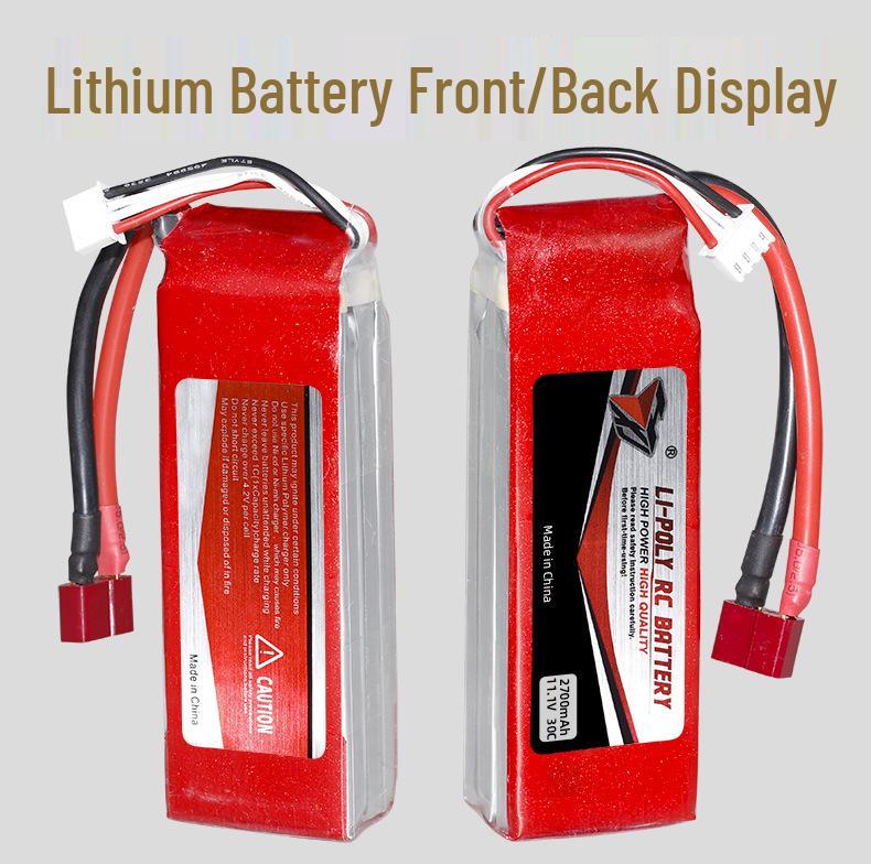 11.1V 2700mAh 30C High Discharge Lithium Battery for Model Aircraft and Drones