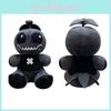 Soft Black Horror Duck Plush 9.8in Stuffed Toy For Kids