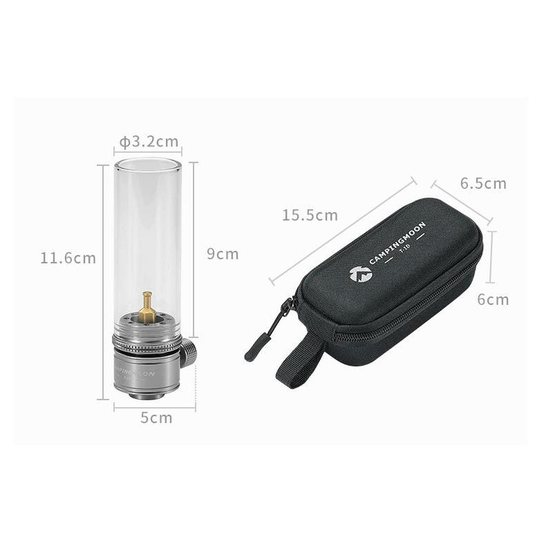 Tragbare Gaslicht-Camping-Kerzenlaterne, Zeltlaterne für Wandern, Rucksackreisen, Picknick, Angeln