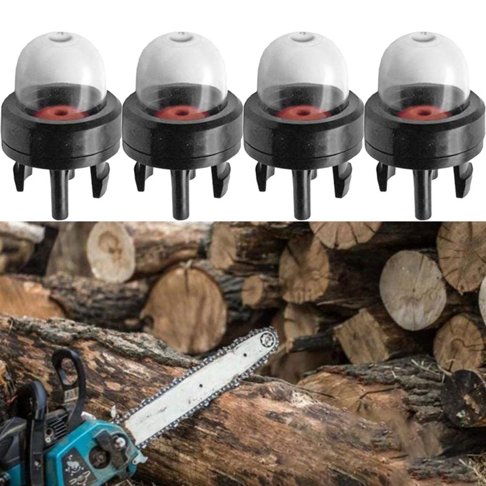 Zestaw 4 szt. Pompek Primer do pił łańcuchowych McCulloch Poulan Homelite FS 300 Pasuje do modeli WT 23A WYJ 33 34 45 92 94 86
