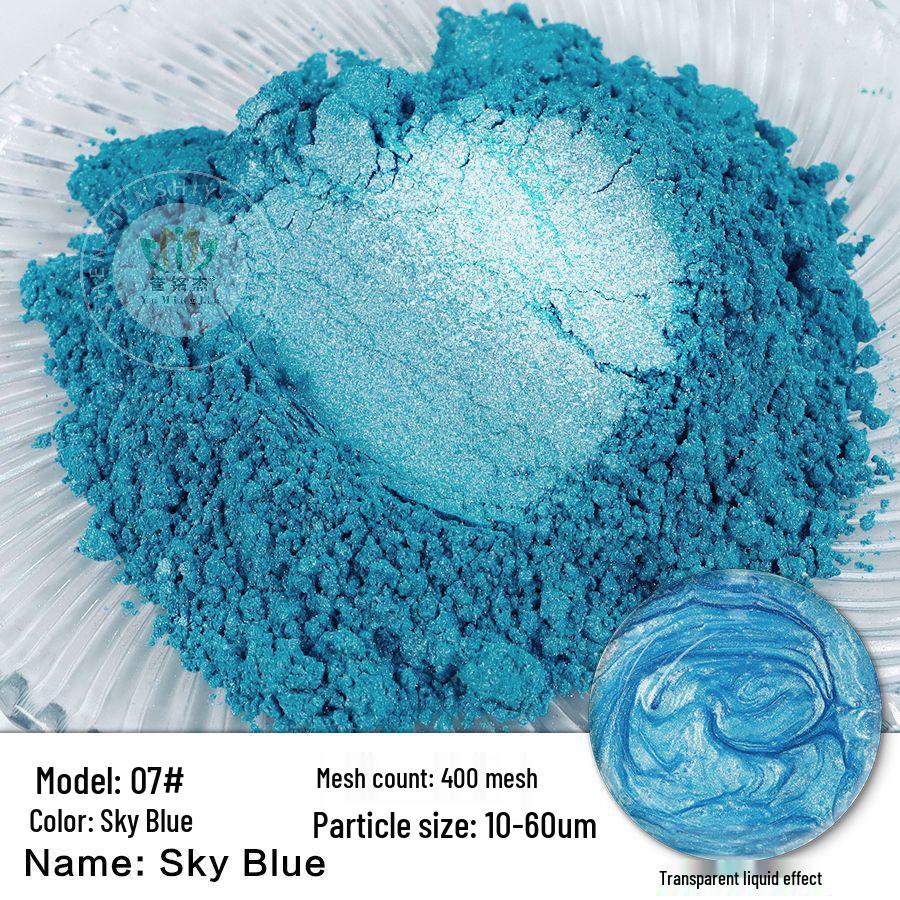 120 Color Chameleon Pearlescent Mica Powder for Epoxy Resin, Paint, and Watercolor