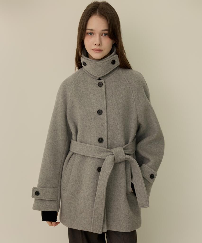 ELLIOTI Shelter Wool Half Coat_2Color