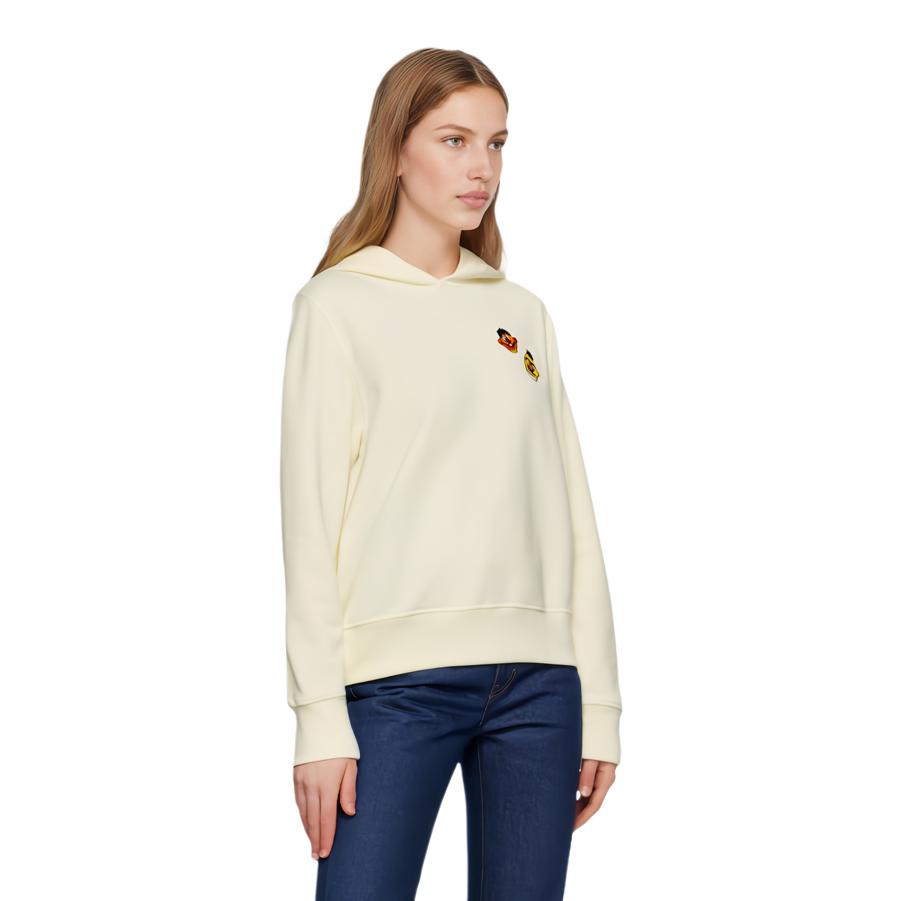 Uniqlo X Sesame Street X Kaws Collaboration Pullover Cartoon Pattern Sports Hoodie Women hoodies Off-White 416098-01