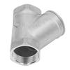Y Strainer 1 12in Corrosion Resistant 304 Stainless Steel Y Type for Water Oil Gas Thread Pipe