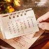 New Mini 2026 Rose Desk Calendar Cartoon Portable Schedule Planner Schedule Mark Coil Calendar Office Desk Accessories