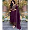 Ensemble Kurti Pant Dupatta Anarkali pour Mariage Indien Ensemble Haut Tunique Kurta pour Femmes