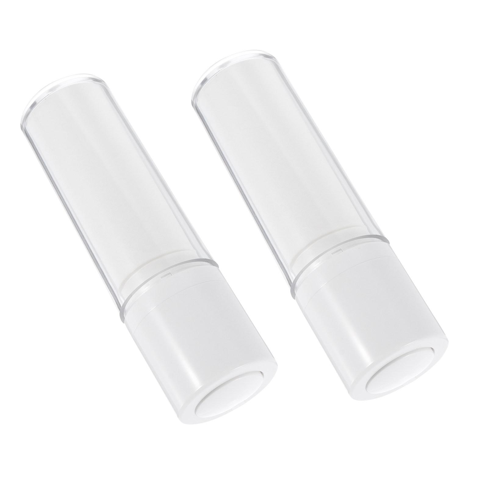 

2Pcs Portable Vacuum Lotion Sub Bottles Leakproof Travel Empty Refillable Plastic Sample Storage Containers 12.3x3.5x3.5cm