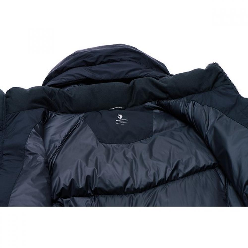 Black Yak Unisex Casual Long Bench Goose Down Jacket 1bypaw4902