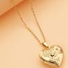 Openable Rose Photo Frame Photo Box Pendant Necklace