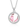 In-Stock Aromatherapy Hollow Diamond Pendant Necklace