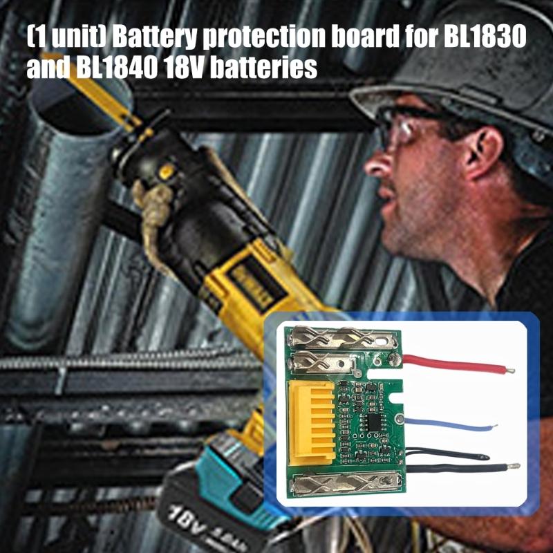 LiBattery Protections Board With Intelligent Current Control Enhanced Heat Dissipation For BL1830 BL1840 BL1850 18V Power Tools